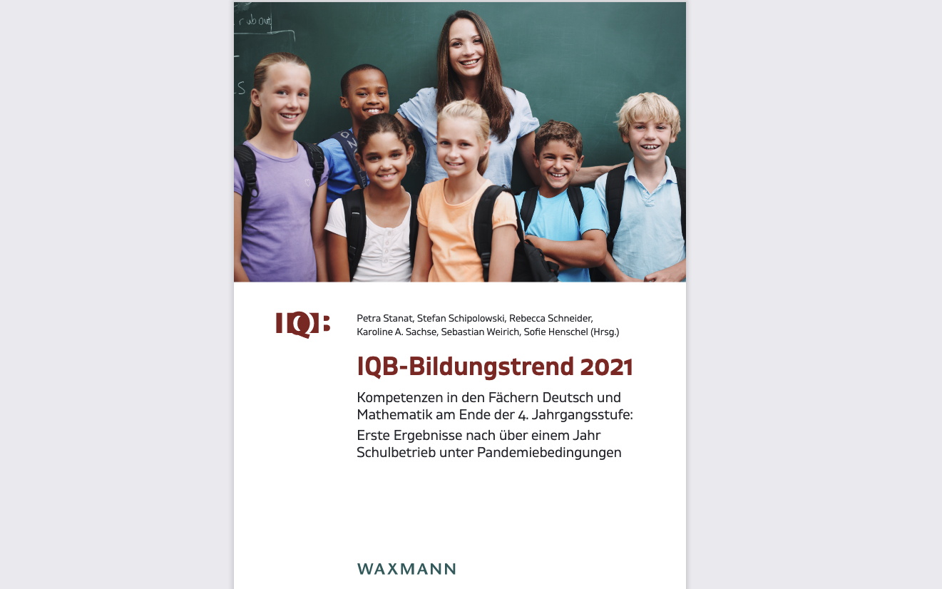 You are currently viewing IQB-Bildungstrend: Schüler:innen in der sozialen Entwicklung und im Lernerfolg erheblich zurückgefallen