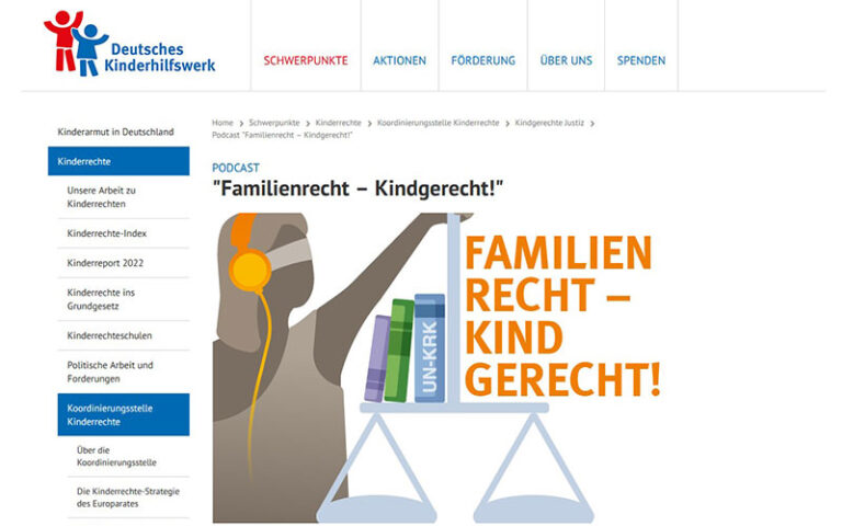 Familienrecht – Kindgerecht! Ein Podcast von DKHW und DIMR