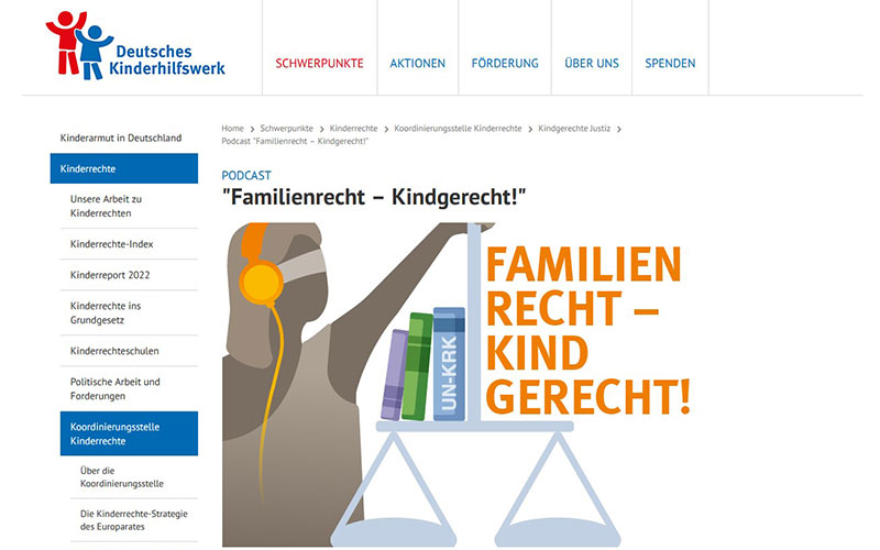 You are currently viewing Familienrecht – Kindgerecht! Ein Podcast von DKHW und DIMR