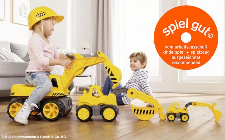 Ausgezeichnet von „spiel gut“: Big-Power-Worker Maxi Digger