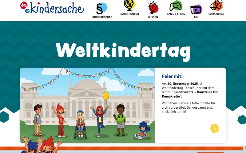 Mehr über den Artikel erfahren Weltkindertag 2025: Kinderhilfswerk startet „Kinderrechte-Spezial“
