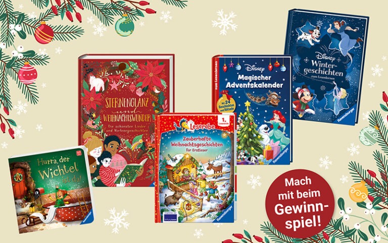 Stimmungsvolle Kinderbücher von Ravensburger für den Advent und die Weihnachtszeit gewinnen