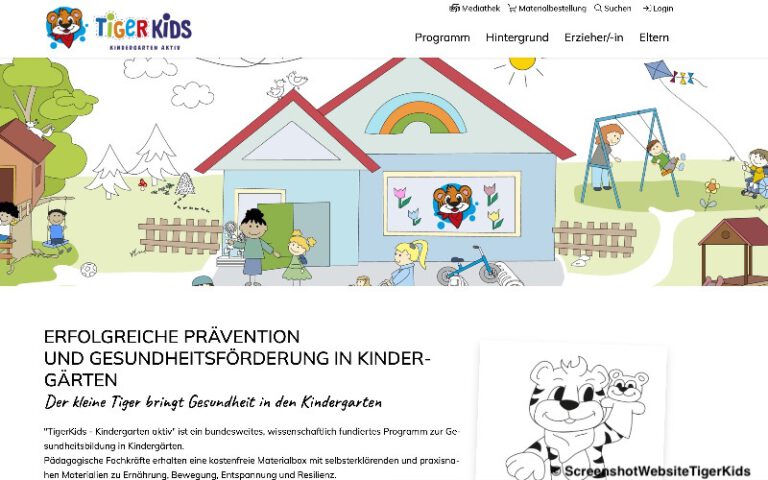 „TigerKids – Kindergarten aktiv“: Mehr Material für Gesundheit in der Kita