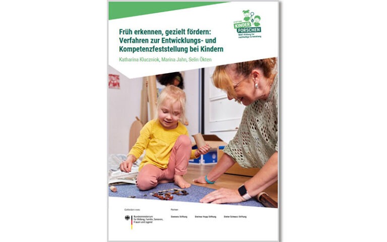 Entwicklungsstände bei Kita-Kindern früh erkennen und gezielt fördern