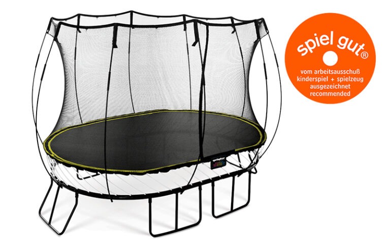 Ausgezeichnet von spiel gut: Trampolin Medium Oval von Springfree